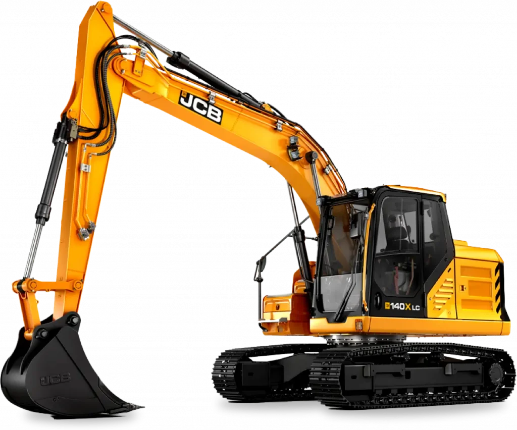 Image of an cutout JCB