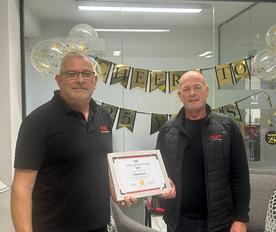 Quarter of a century for Alan!