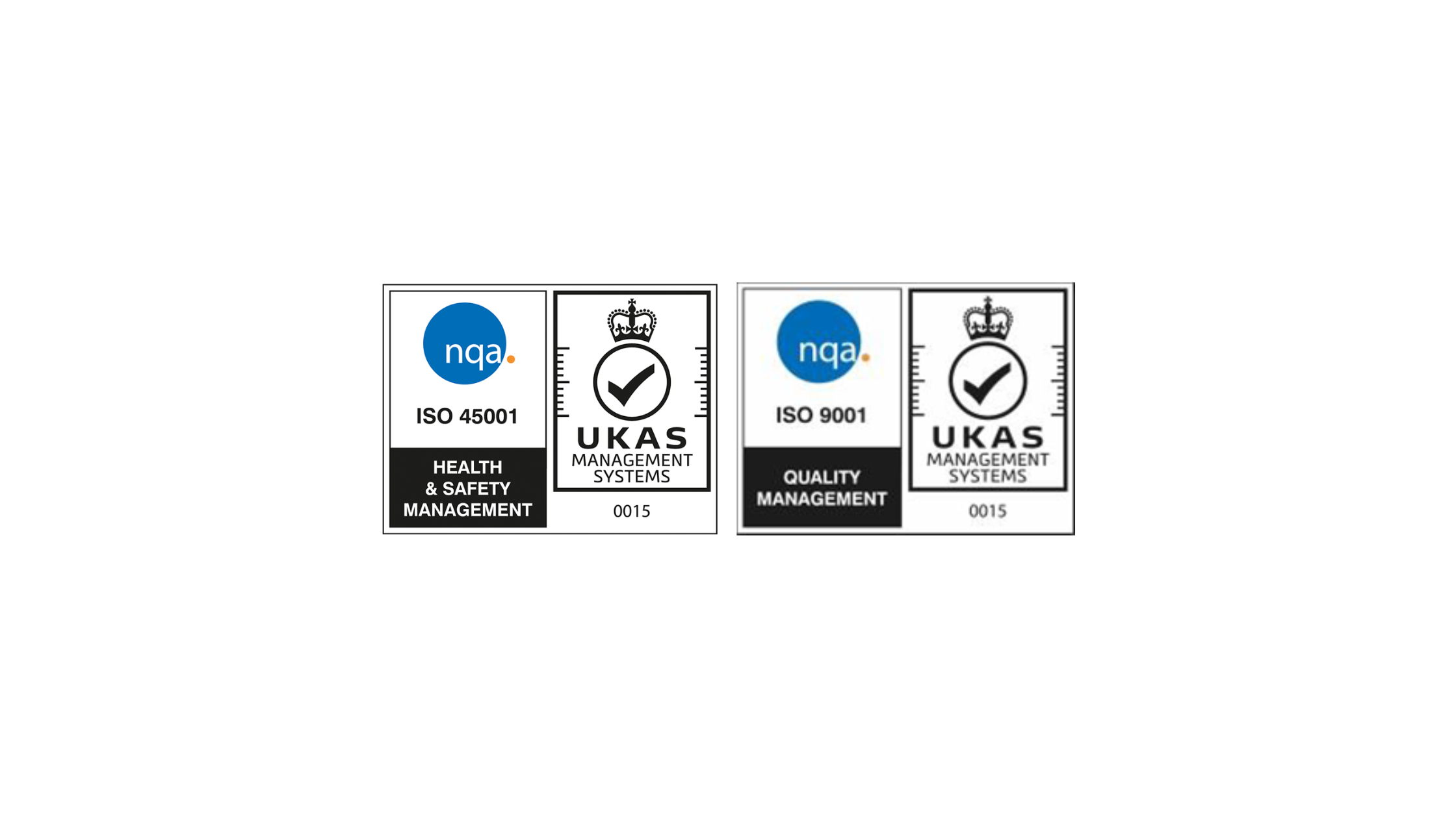 Celebrating our ISO 45001 and ISO 9001 accreditation. A Commitment to Quality and Safety